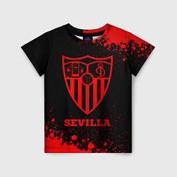 Футболка детская Sevilla - red gradient, цвет: 3D-принт