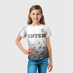 Футболка детская Inter - white gradient посередине, цвет: 3D-принт — фото 2