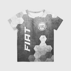 Футболка детская Fiat - grey gradient вертикально, цвет: 3D-принт