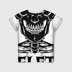 Футболка детская Skeleton череп, цвет: 3D-принт