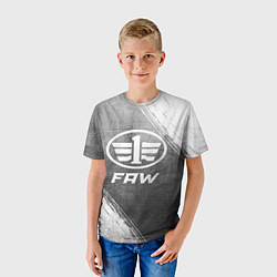 Футболка детская FAW - grey gradient, цвет: 3D-принт — фото 2