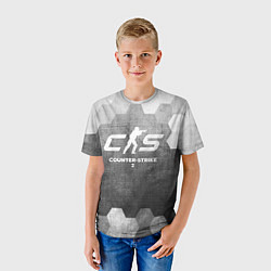 Футболка детская Counter-Strike 2 - grey gradient, цвет: 3D-принт — фото 2