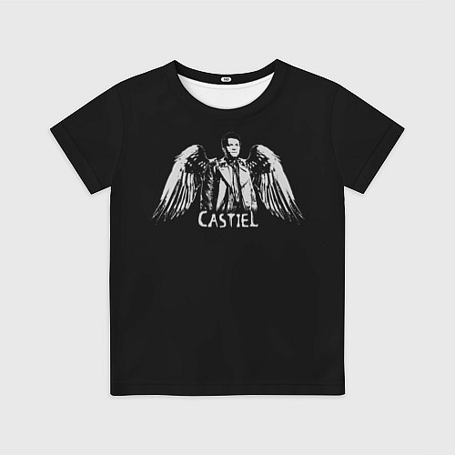 Детская футболка Castiel - supernatural / 3D-принт – фото 1