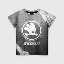 Футболка детская Skoda - grey gradient, цвет: 3D-принт