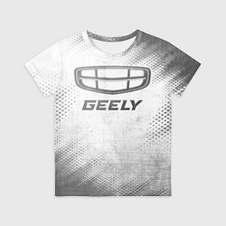 Футболка детская Geely - white gradient, цвет: 3D-принт