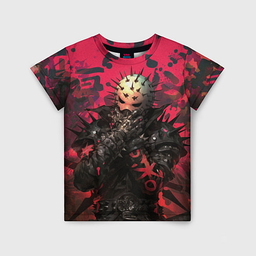Детская футболка Колючая маска / 3D-принт – фото 1