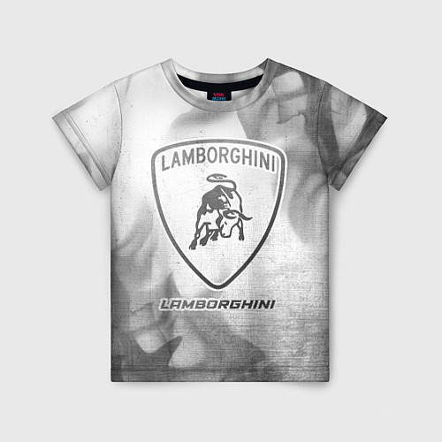 Детская футболка Lamborghini - white gradient / 3D-принт – фото 1