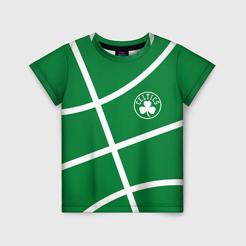 Детская футболка Boston Celtics green / 3D-принт – фото 1