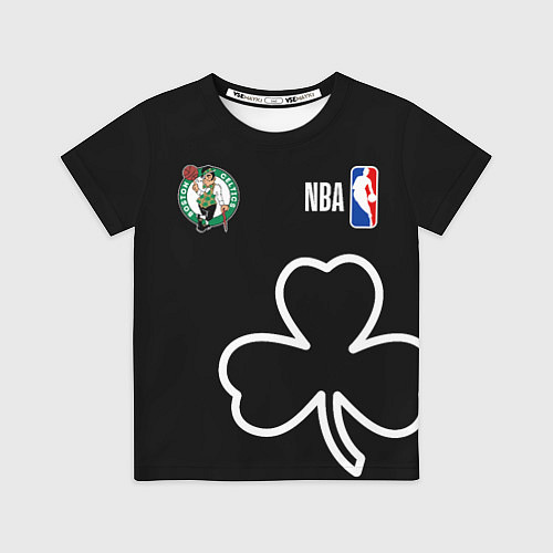 Детская футболка Бостон Селтикс баскетбол / 3D-принт – фото 1