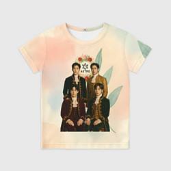 Футболка детская Astro группа в костюмах барокко, цвет: 3D-принт