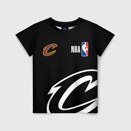 Детская футболка Cleveland Cavaliers basketball / 3D-принт – фото 1