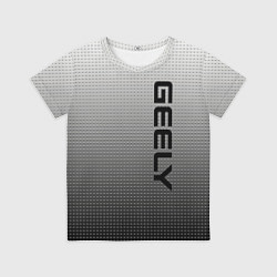 Детская футболка Geely серый текстурный