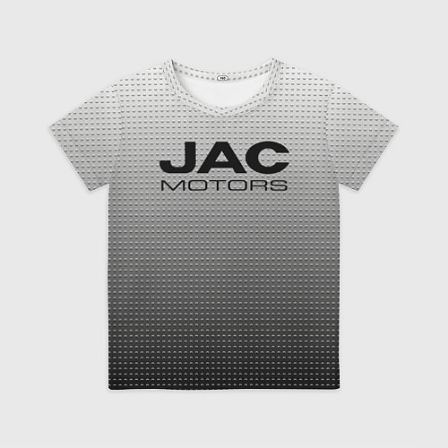 Детская футболка Jac motors серый текстурный / 3D-принт – фото 1