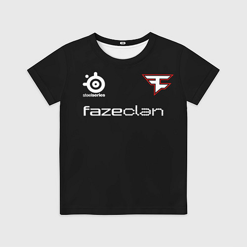 Детская футболка FaZe Clan - S1mple 007 / 3D-принт – фото 1