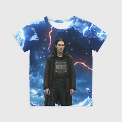 Футболка детская Bones в именном бронежилете, цвет: 3D-принт
