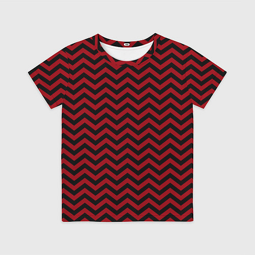 Детская футболка Твин Пикс - текстура / 3D-принт – фото 1