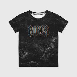 Футболка детская Bones логотип, цвет: 3D-принт