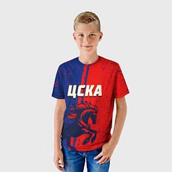 Футболка детская ФК ЦСКА 1911, цвет: 3D-принт — фото 2