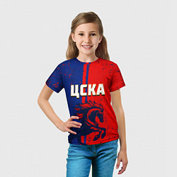 Футболка детская ФК ЦСКА 1911, цвет: 3D-принт — фото 2