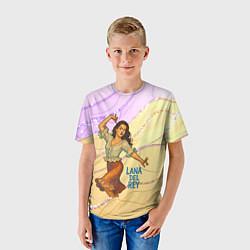 Футболка детская Lana Del Rey танцует, цвет: 3D-принт — фото 2