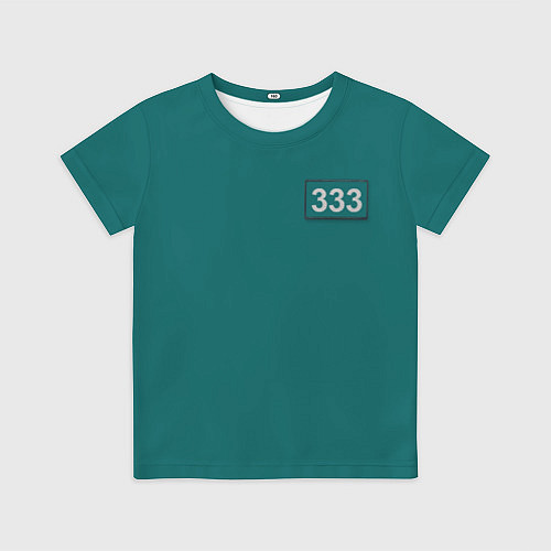 Детская футболка Персонаж номер 333 / 3D-принт – фото 1