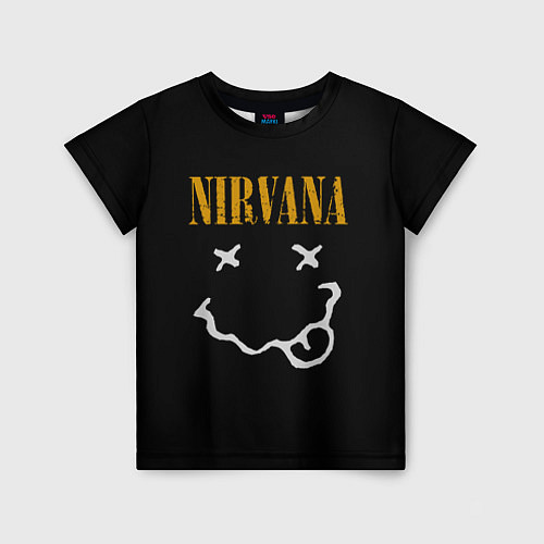 Детская футболка Nirvana rock music / 3D-принт – фото 1