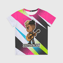 Футболка детская XXXTentacion в мультяшном стиле, цвет: 3D-принт