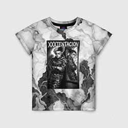 Футболка детская XXXTentacion облокотился об зеркало, цвет: 3D-принт