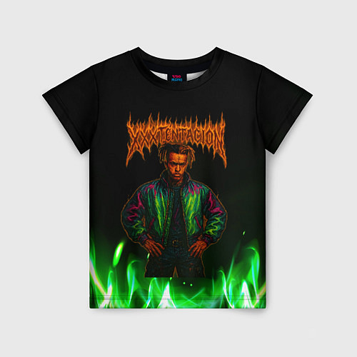 Детская футболка XXXTentacion hardcore / 3D-принт – фото 1