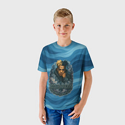 Футболка детская XXXTentacion в облаке, цвет: 3D-принт — фото 2