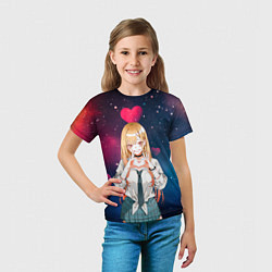 Футболка детская Марин Китагава с любовью - Эта фарфоровая кукла вл, цвет: 3D-принт — фото 2