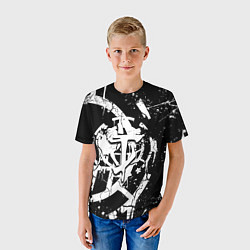 Футболка детская Doom smile game, цвет: 3D-принт — фото 2