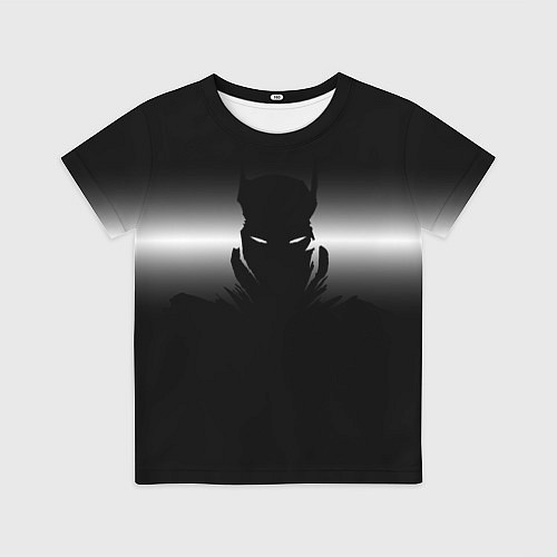 Детская футболка Силуэт Бэтмена - градиент / 3D-принт – фото 1