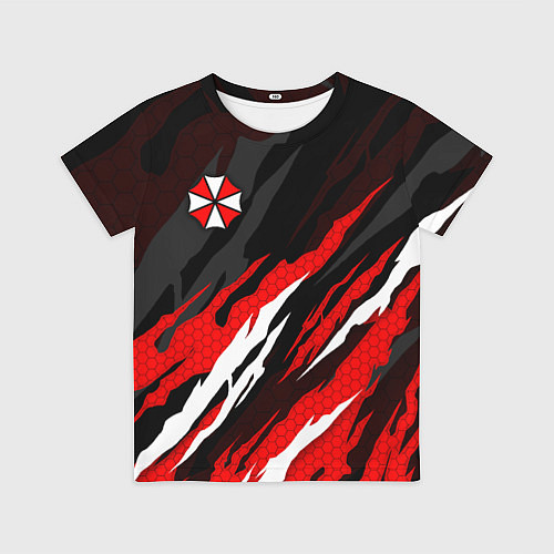 Детская футболка Umbrella - красное пламя / 3D-принт – фото 1