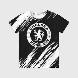 Футболка детская Chelsea краски текстура, цвет: 3D-принт