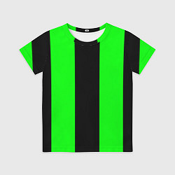 Футболка детская Color black green, цвет: 3D-принт