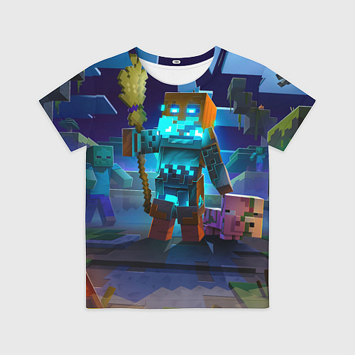 Детская футболка Майнкрафт - шаман / 3D-принт – фото 1