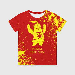 Футболка детская Praise the sun - dark souls, цвет: 3D-принт