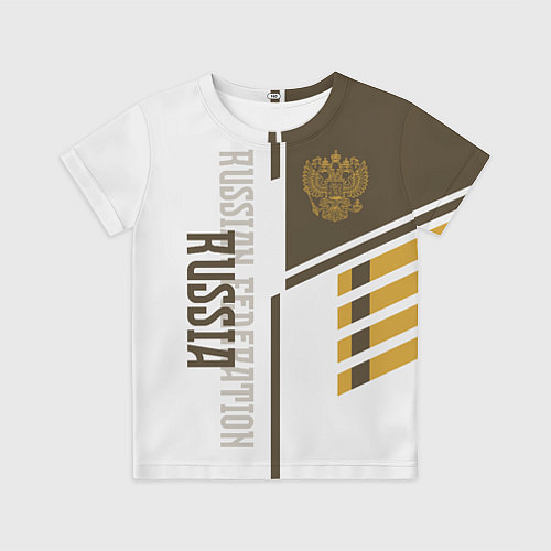 Детская футболка Герб России / 3D-принт – фото 1