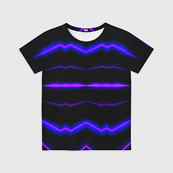 Детская футболка Color multicoloured neon stripes