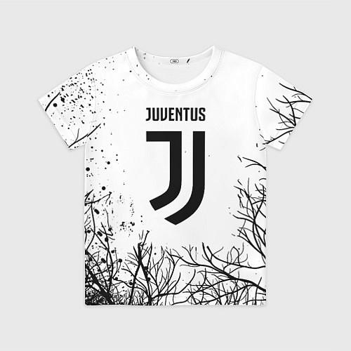 Детская футболка Ювентус черные деревья / 3D-принт – фото 1