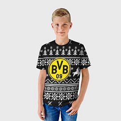 Футболка детская Borussia x fortnite pattern, цвет: 3D-принт — фото 2