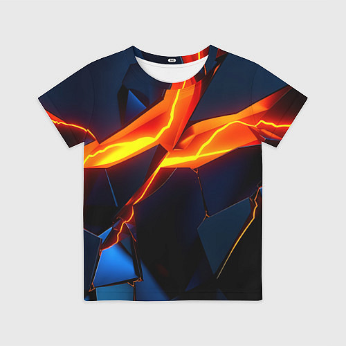 Детская футболка Plate fractures / 3D-принт – фото 1
