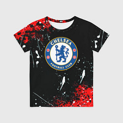 Футболка детская Chelsea брызги красок текстура, цвет: 3D-принт