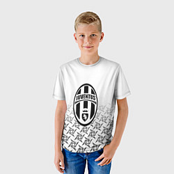 Футболка детская Ювентус паттерн ниндзя, цвет: 3D-принт — фото 2