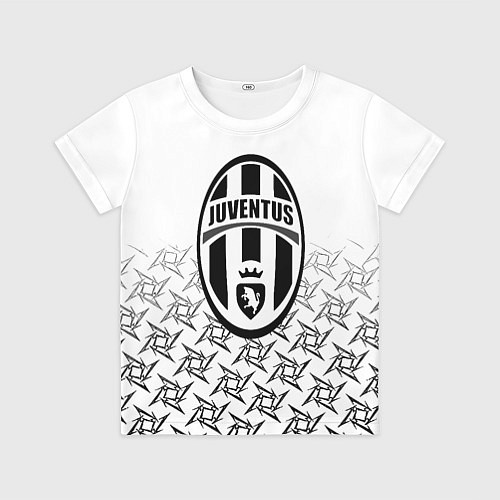Детская футболка Ювентус паттерн ниндзя / 3D-принт – фото 1