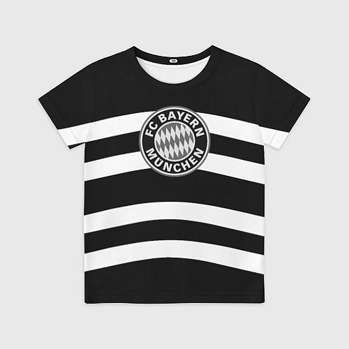 Детская футболка Bayern Mnchen волны / 3D-принт – фото 1