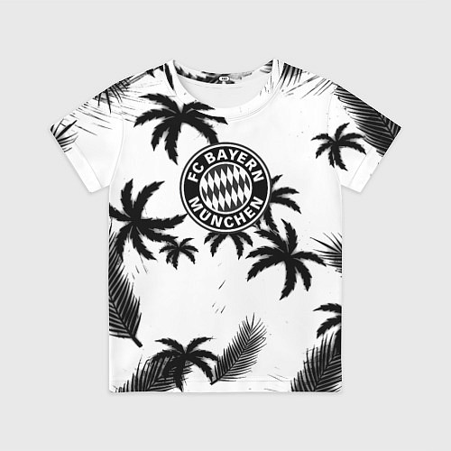 Детская футболка Бавария Мюнхен тропики / 3D-принт – фото 1