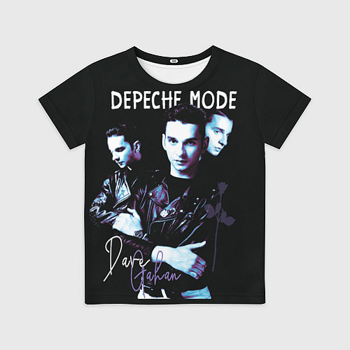 Детская футболка Dave Gahan Depeche Mode rose / 3D-принт – фото 1