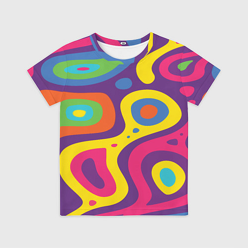 Детская футболка Abstract tac / 3D-принт – фото 1